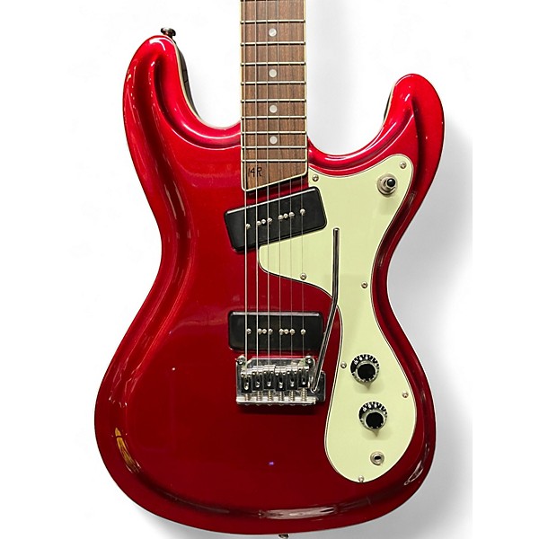 Used Wilson Bros VM65 The Ventures Candy Apple Red Solid Body Electric Guitar