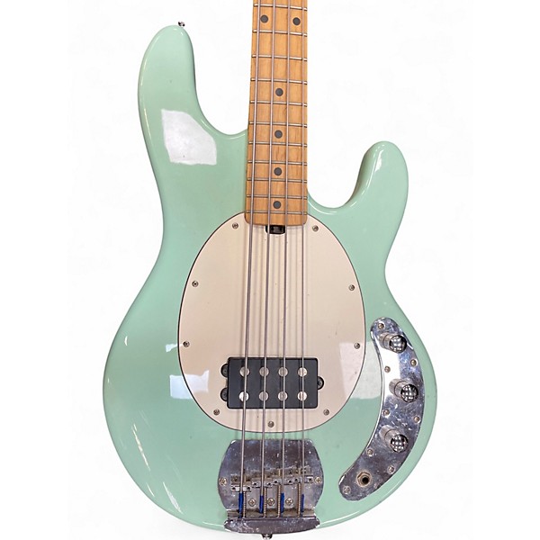 Used Sterling by Music Man STINGRAY SUB SERIES Surf Green Electric Bass Guitar