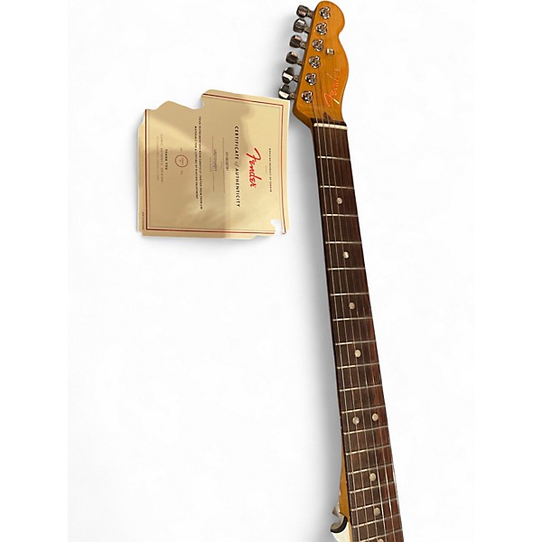 Used 2022 Fender American Ultra Telecaster ARCTIC PEARL Solid Body Electric Guitar