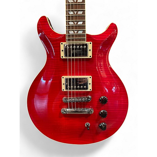 Vintage 1997 Hamer Studio Custom GATC Transparent Red Solid Body Electric Guitar