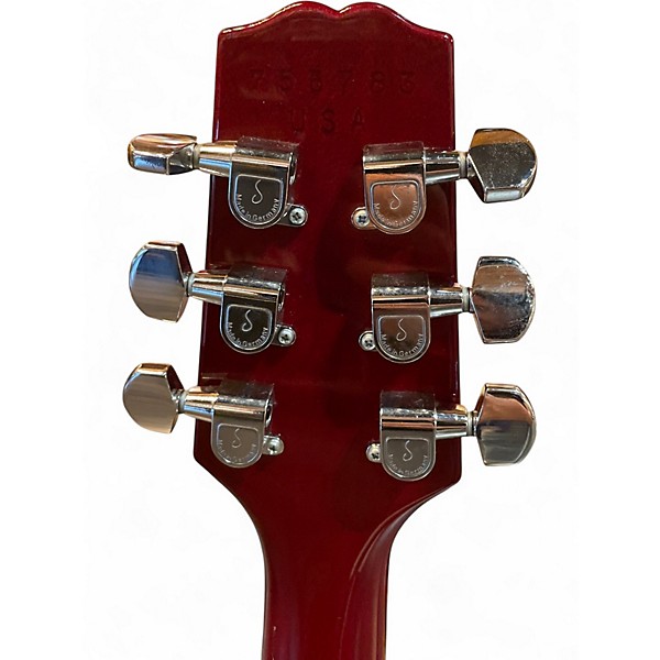 Vintage 1997 Hamer Studio Custom GATC Transparent Red Solid Body Electric Guitar