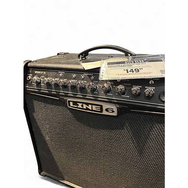 Used Line 6 Spider IV 75W 1x12 Guitar Combo Amp