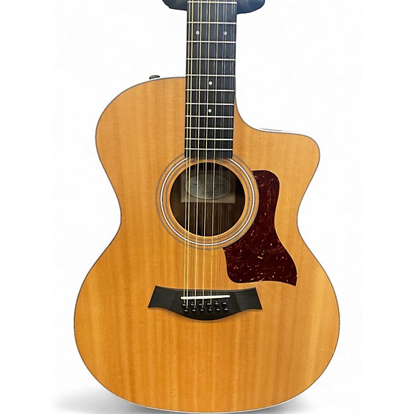 Used Taylor 254CE Natural 12 String Acoustic Electric Guitar
