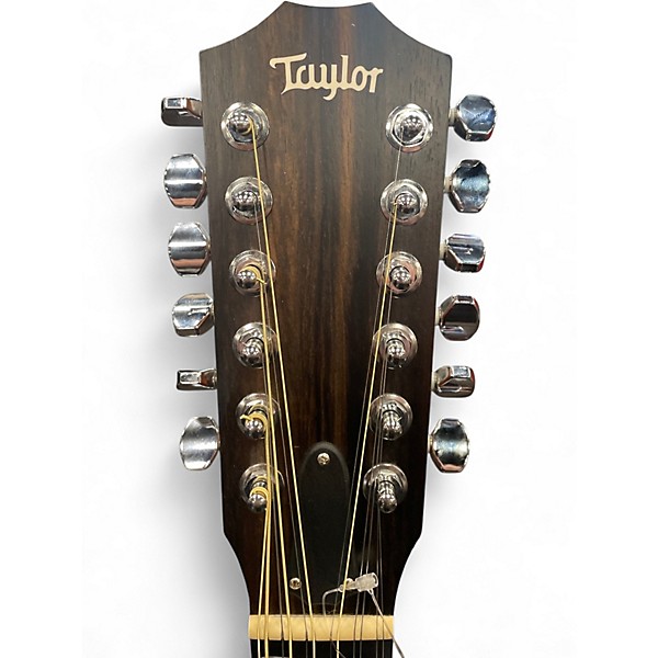 Used Taylor 254CE Natural 12 String Acoustic Electric Guitar