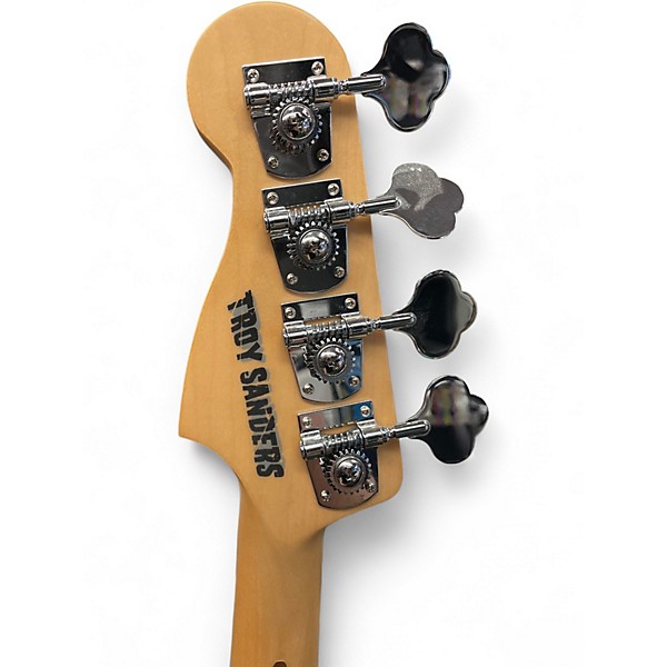 Used Fender troy sanders precision bass GREY Electric Bass Guitar