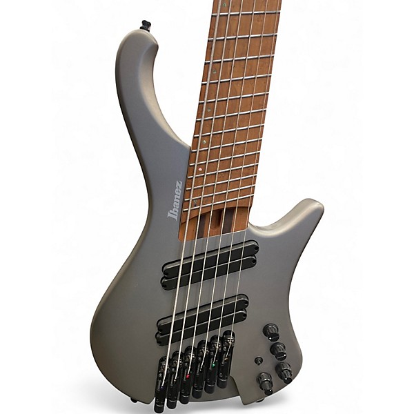 Used Ibanez EHB1006MS 6 STRING  Gray Electric Bass Guitar