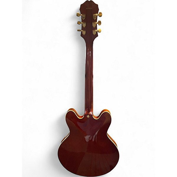 Used 2001 Epiphone Sheraton Sunburst Hollow Body Electric Guitar