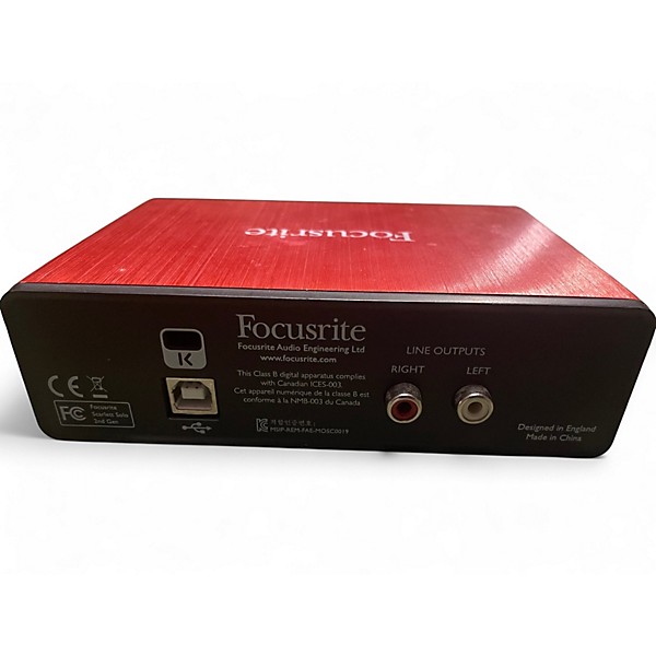 Used Focusrite Scarlett Solo Gen 2 Audio Interface