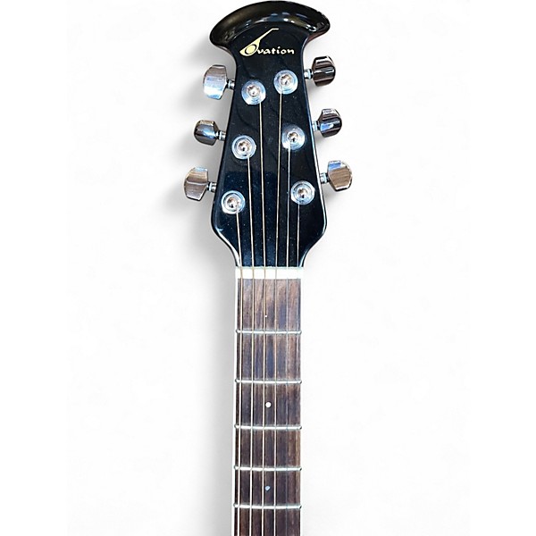 Used Ovation CSE24 RUBY RED Acoustic Electric Guitar
