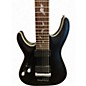 Used Schecter Guitar Research Damien Platinum 7 Left Handed Black Electric Guitar