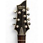 Used Schecter Guitar Research Damien Platinum 7 Left Handed Black Electric Guitar