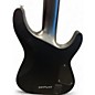 Used Schecter Guitar Research Damien Platinum 7 Left Handed Black Electric Guitar