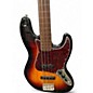Used Squier FRETLESS JAZZ BASS SUNBURST Electric Bass Guitar