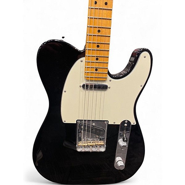 Used 2021 Fender American Professional II Telecaster Black Solid Body Electric Guitar