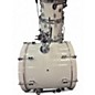 Used PDP by DW 6 Piece Concept Series White sparkle Drum Kit