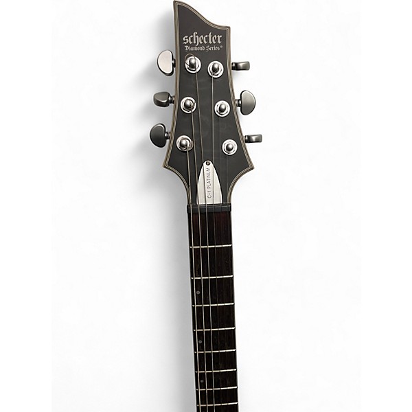 Used Schecter Guitar Research C1 Platinum Trans Gray Solid Body Electric Guitar