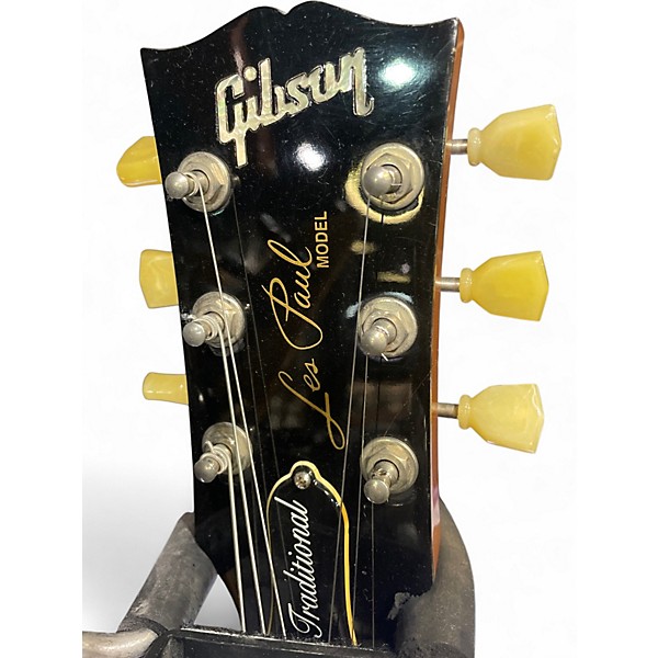 Used 2008 Gibson Les Paul Traditional Bigsby Gold Top Solid Body Electric Guitar