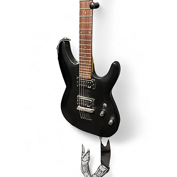 Used Schecter Guitar Research C6 Black Solid Body Electric Guitar