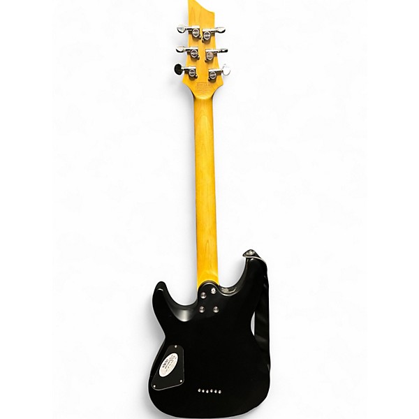 Used Schecter Guitar Research C6 Black Solid Body Electric Guitar