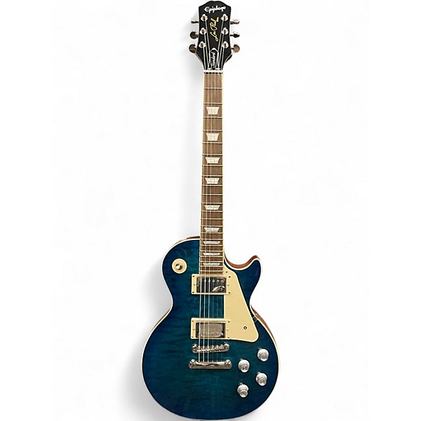 Used Epiphone Les Paul Standard BLUE Solid Body Electric Guitar