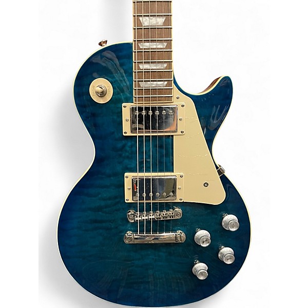 Used Epiphone Les Paul Standard BLUE Solid Body Electric Guitar