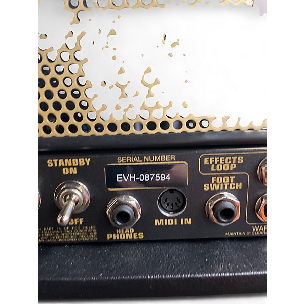 Used EVH EL34 5150 HEAD BLACK Tube Guitar Amp Head