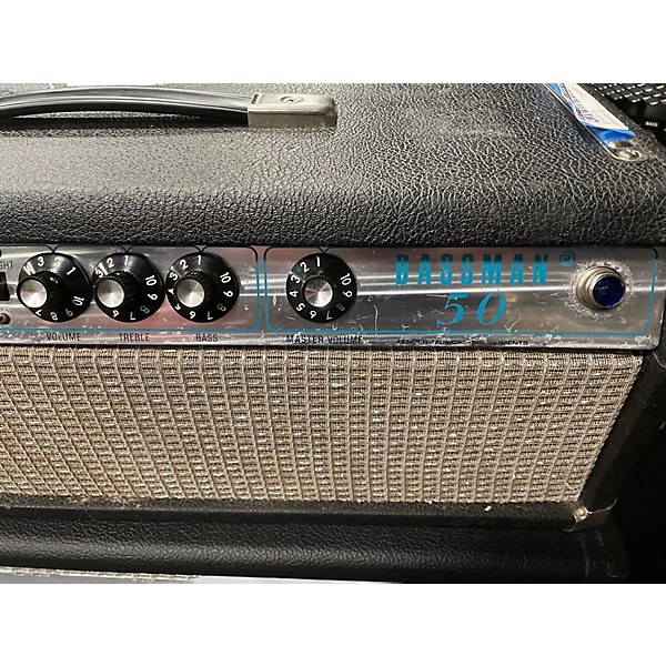 Used Fender BASSMAN 50 Tube Bass Amp Head