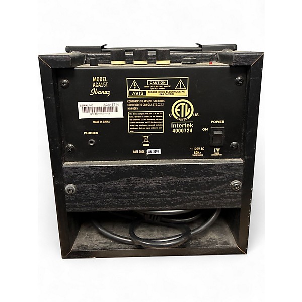 Used Ibanez Aca15 Battery Powered Amp