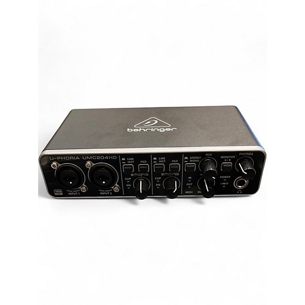 Used Behringer U-Phoria UMC204HD Audio Interface