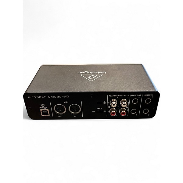 Used Behringer U-Phoria UMC204HD Audio Interface