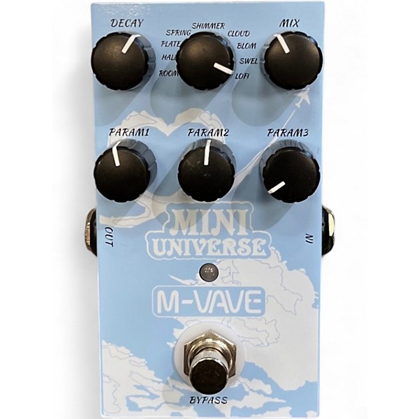 Used M-vave Mini Universe Reverb Effect Pedal