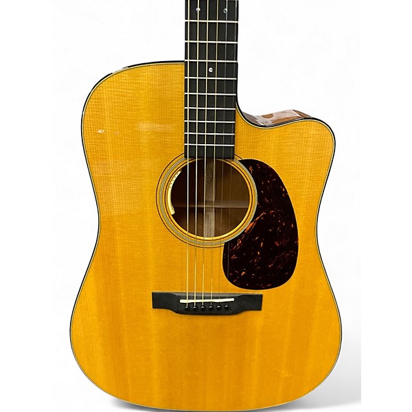 Used Martin DC-18E Natural Acoustic Guitar