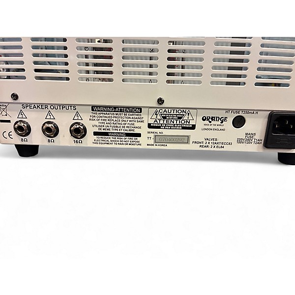 Used Orange Amplifiers TT15H Tiny Terror 15W Tube Guitar Amp Head