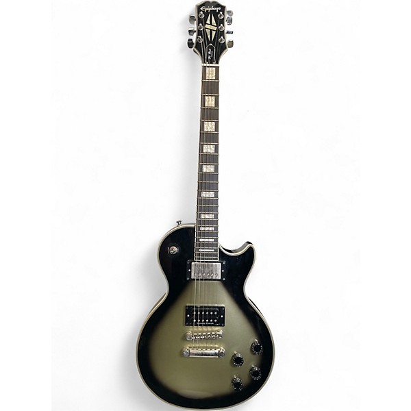 Used Epiphone Les Paul Custom Adam Jones Self-Portrait as Not Dead Yet Royal Olive Solid Body Electric Guitar