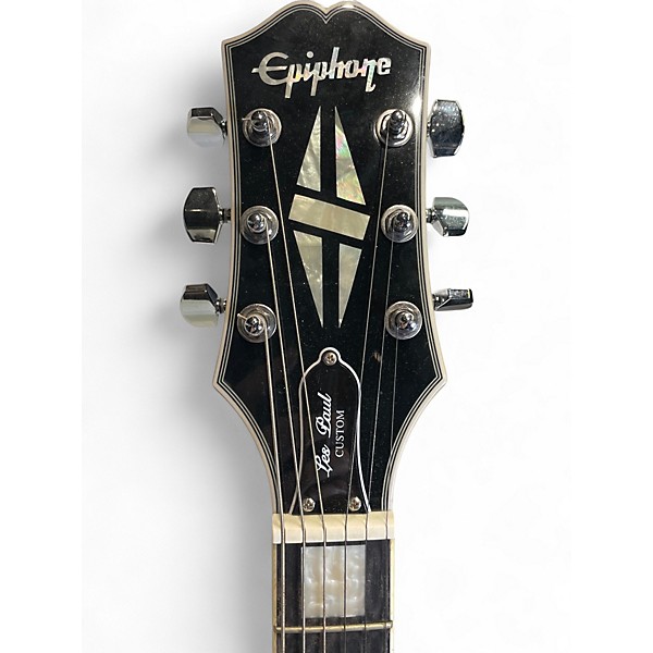 Used Epiphone Les Paul Custom Adam Jones Self-Portrait as Not Dead Yet Royal Olive Solid Body Electric Guitar