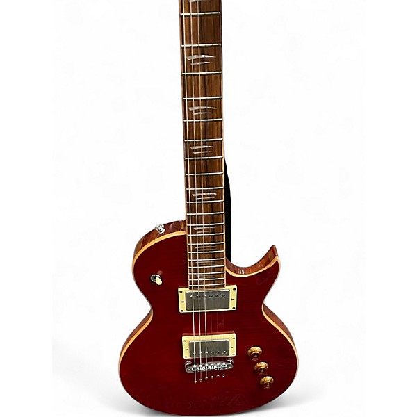 Used Mitchell MS450 Red Solid Body Electric Guitar