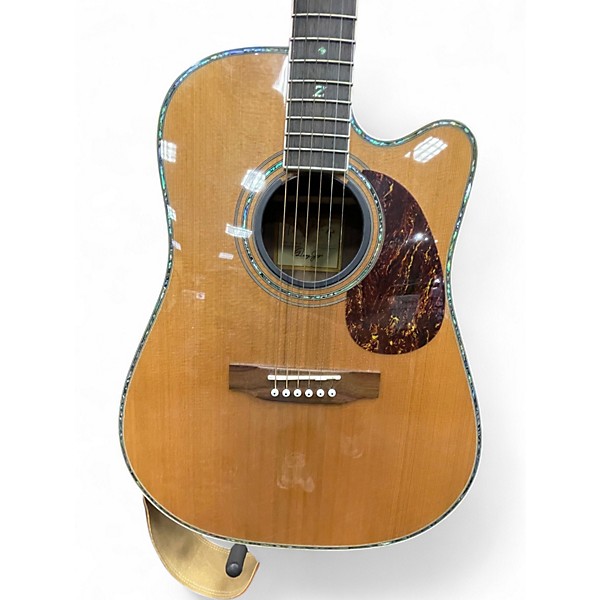 Used Zager ZAD80CE Natural Acoustic Guitar