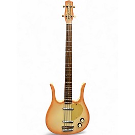 Used Danelectro LONGHORN Blonde Electric Bass Guitar