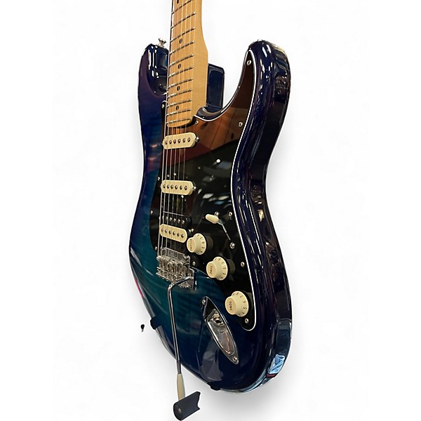 Used 2020 Fender Player Stratocaster HSS Plus Top Blue Burst Solid Body Electric Guitar