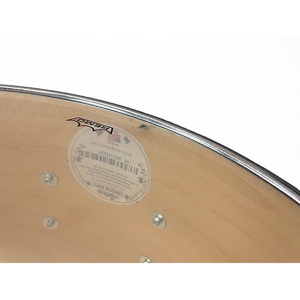 Used Ludwig 14in standard maple snare Brown Drum
