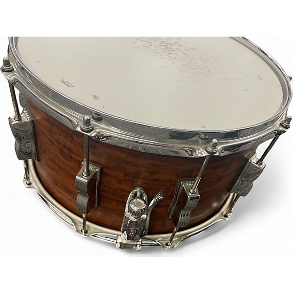 Used Ludwig 14in standard maple snare Brown Drum