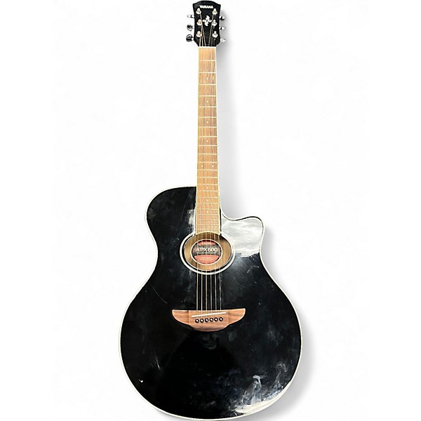 Used Yamaha APX600 Black Acoustic Electric Guitar
