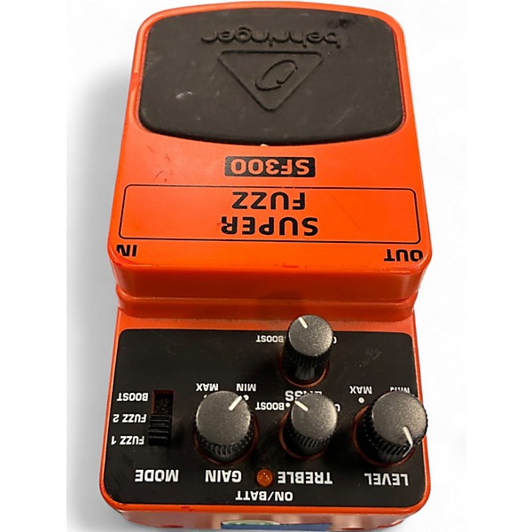 Used Behringer SF300 Super Fuzz Effect Pedal