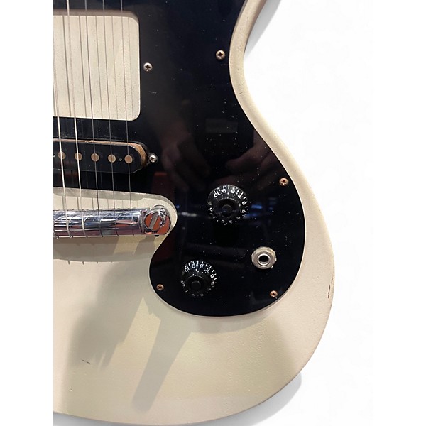 Used Gibson Les Paul Melody Maker White Solid Body Electric Guitar