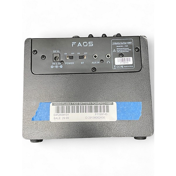 Used Flama Fa05 Battery Powered Amp