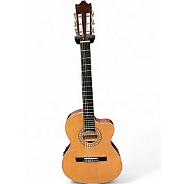 Used Washburn GA34STCE Natural Classical Acoustic Electric Guitar