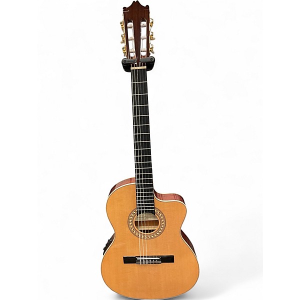 Used Washburn GA34STCE Natural Classical Acoustic Electric Guitar