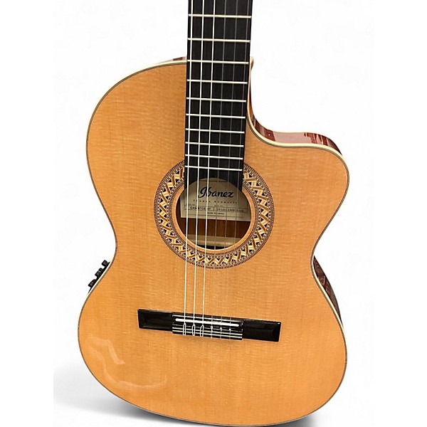 Used Washburn GA34STCE Natural Classical Acoustic Electric Guitar