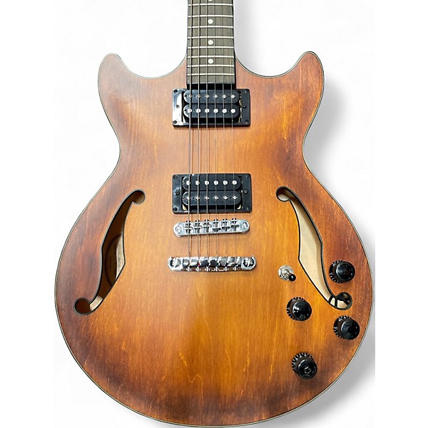 Used Ibanez AM73B Archtop burst Hollow Body Electric Guitar