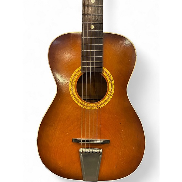 Used Silvertone PARLOR HONEYBURST Acoustic Guitar